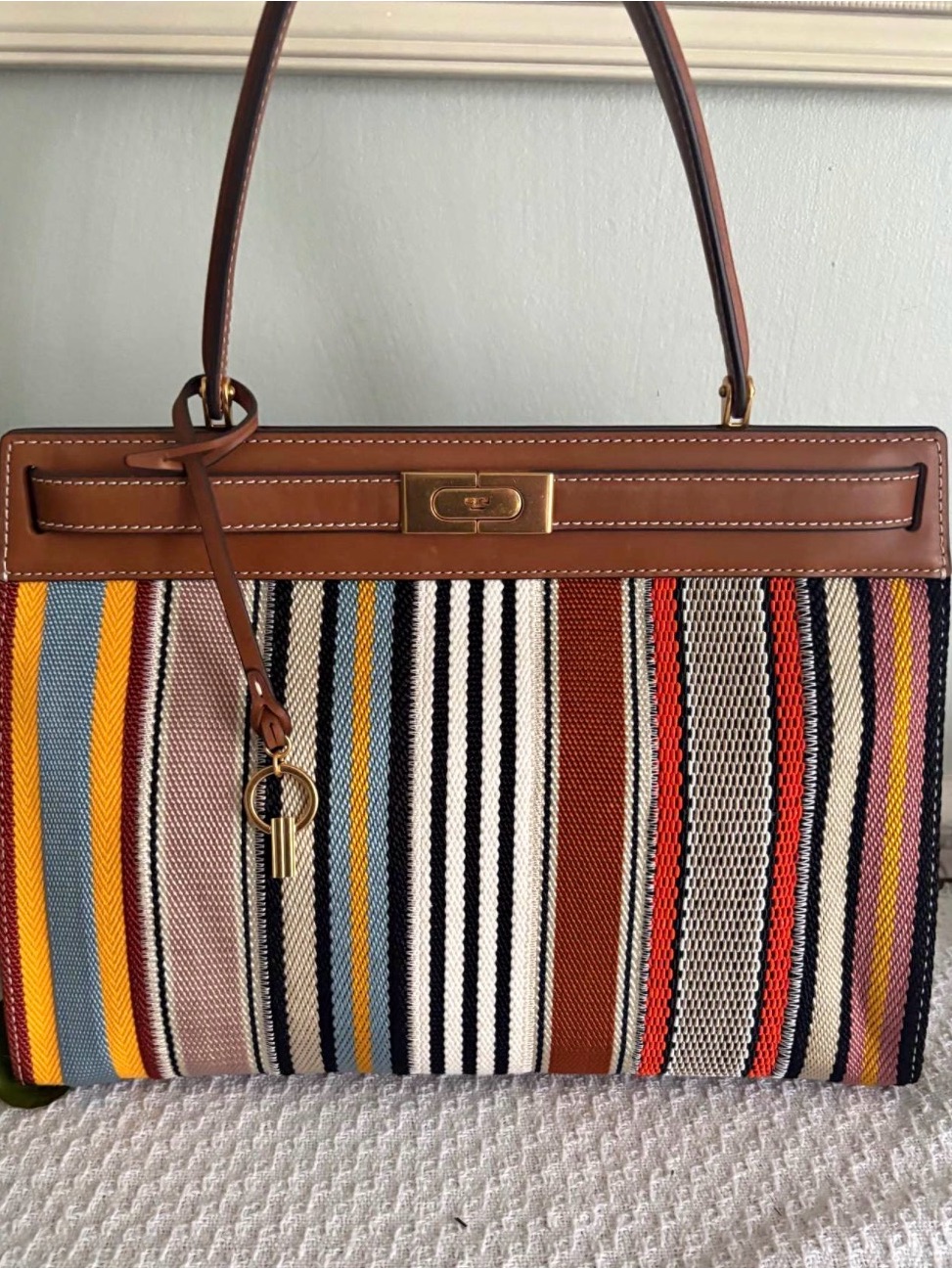Tory Burch Lee Radziwill Patchwork Leather Bag